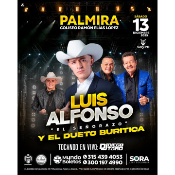 Concierto Luis Alfonso El SEÑORAZO En Palmira - 13 dic 2025