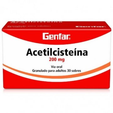 Acetilcisteína 200mg 1und