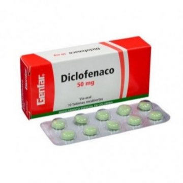 Diclofenaco 50mg 10tab -...
