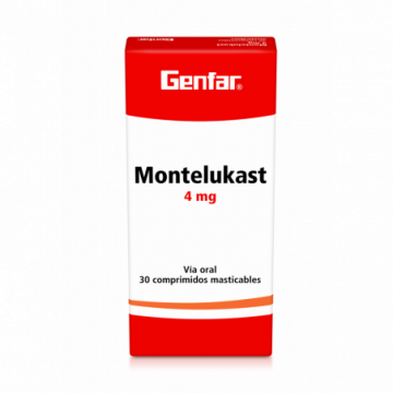 Montelukast 4mg masticables...