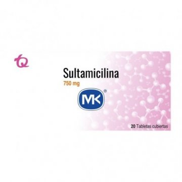 Sultamicilina 750mg MK caja...