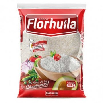 Arroz Flor Huila bolsa 3kg...