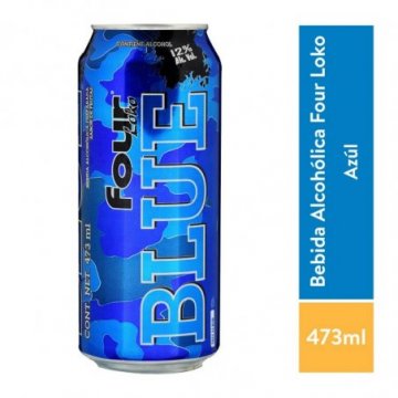 Bebida alcohólica blue lata...