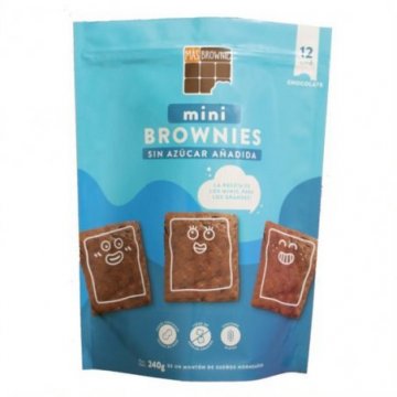 Brownies mini sin azúcar...