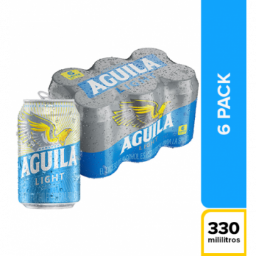 Cerveza Águila light Lata...