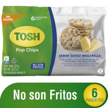 Pop chips sabor queso...