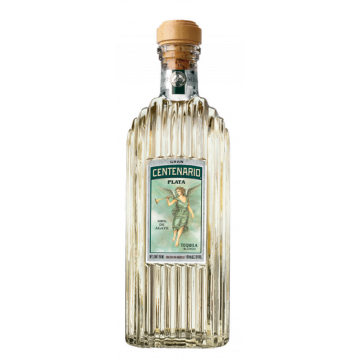 Tequila plata 100 agave...