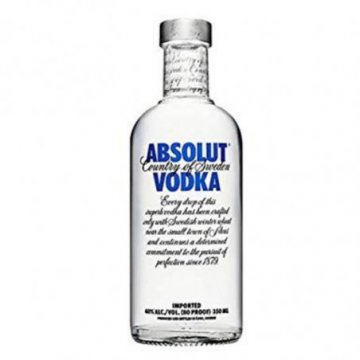 Vodka botella 350ml - ABSOLUT