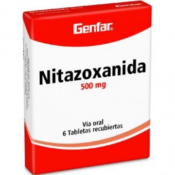 Nitazoxanida 500mg 6und -...