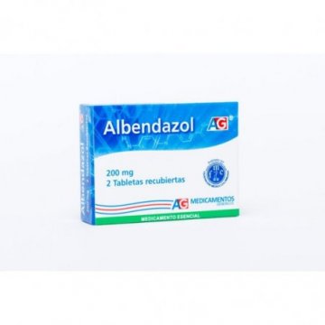 Albendazol 200mg 2tab -...