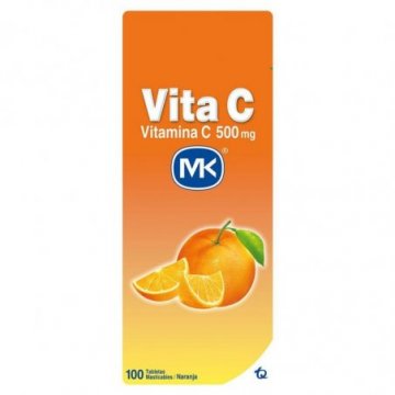 Vitamina C sabor naranja 10tab